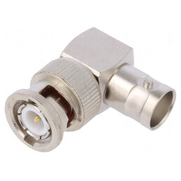 Adaptor BNC 90° PTFE Aurit 50Ω | Electronic-mag.ro | Componente Electronice