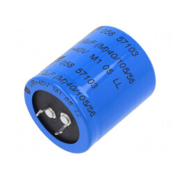 Condensator Electrolitic Snap-In 10mF 40V 35x40mm | Electronic-mag.ro | Componente Electronice