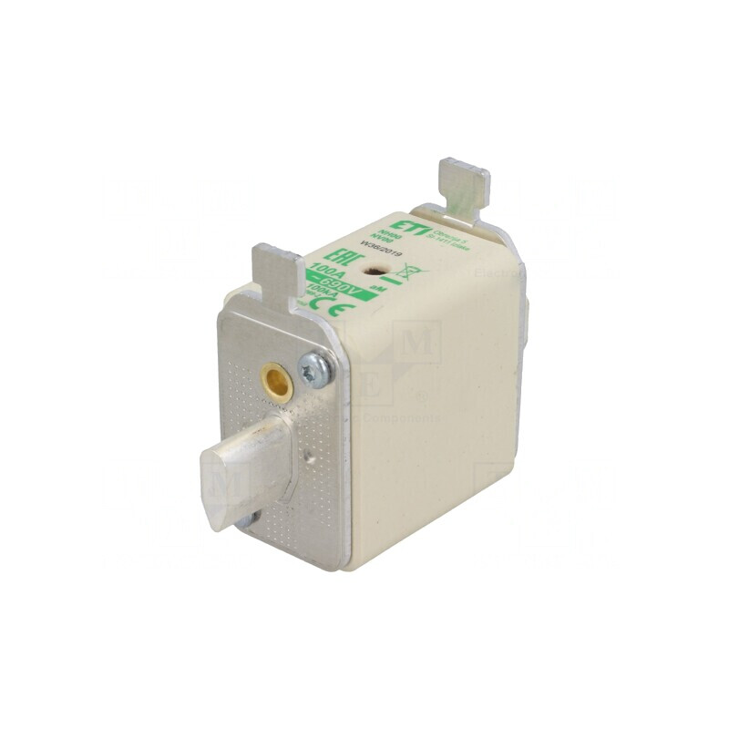 Siguranță NH00 100A 690V Ceramică Industrială | Electronic-mag.ro | Componente Electronice