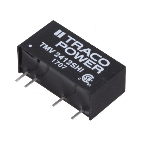Convertor DC/DC 1W 24V la 12V 84mA | Electronic-mag.ro | Componente Electronice