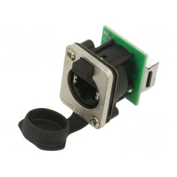 Conector CAT6 RJ45 Protejat Horizontal IP54 XLRnet | Electronic-mag.ro | Componente Electronice