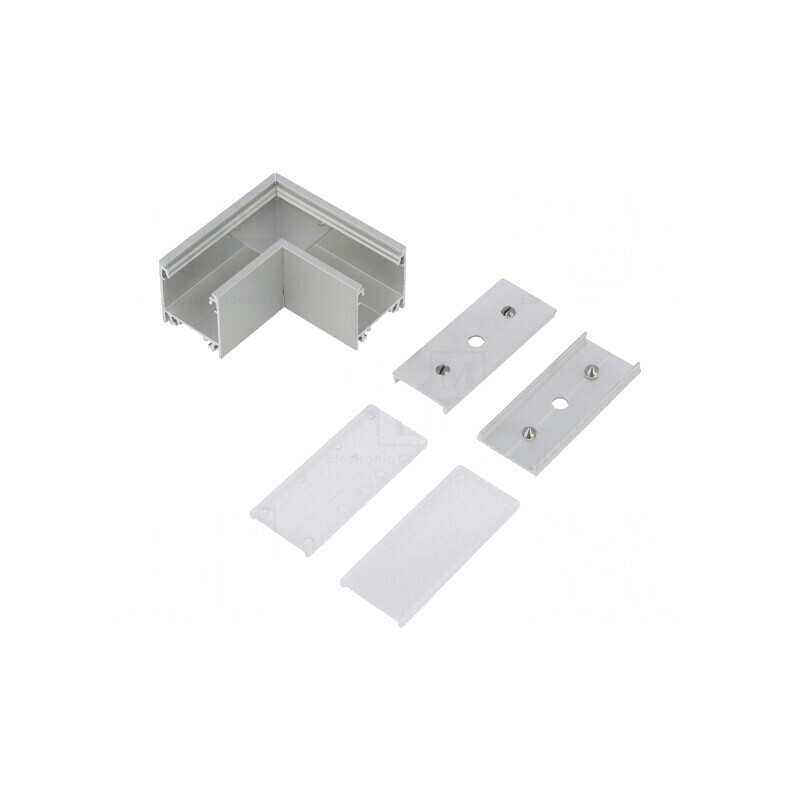 Conector 90° Aluminiu Argintiu LINEA20 | Electronic-mag.ro | Componente Electronice Conector 90° Aluminiu Argintiu LINEA20 | Electronic-mag.ro | Componente Electronice