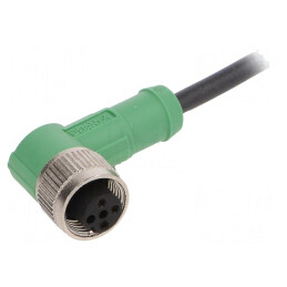Cablu de conectare M12 1,5m 250VAC 4A | Electronic-mag.ro | Componente Electronice