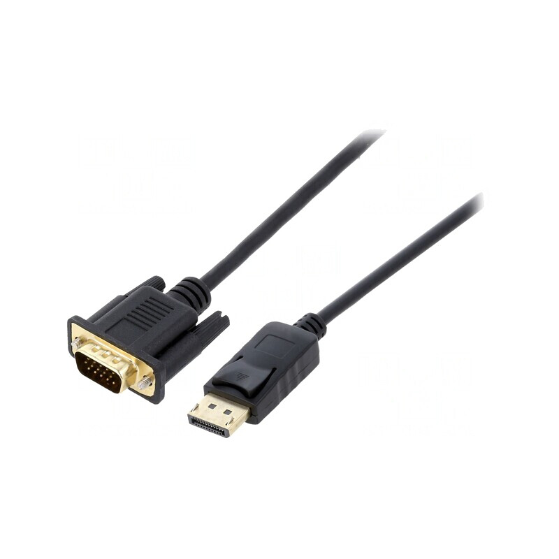 Cablu DisplayPort 1.1 la D-Sub 15pin HD | Electronic-mag.ro | Componente Electronice Cablu DisplayPort 1.1 la D-Sub 15pin HD | Electronic-mag.ro | Componente Electronice