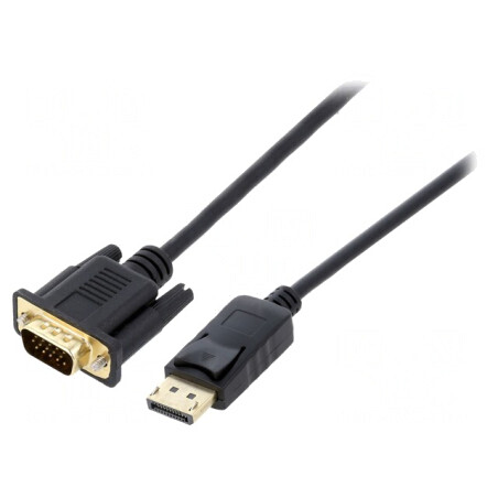 Cablu DisplayPort 1.1 la D-Sub 15pin HD  | Electronic-mag.ro | Componente Electronice