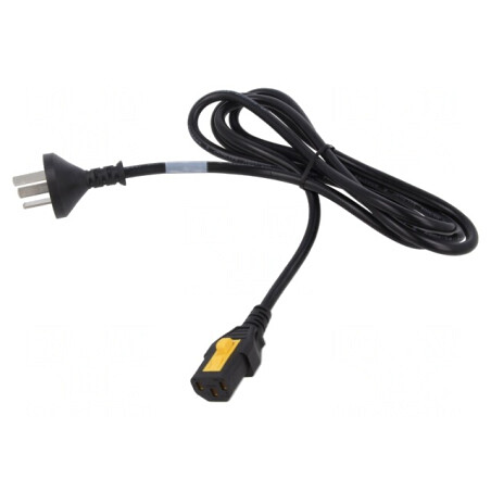 Cablu Alimentare 3x1mm2 IEC C13 2m Blocare | Electronic-mag.ro | Componente Electronice