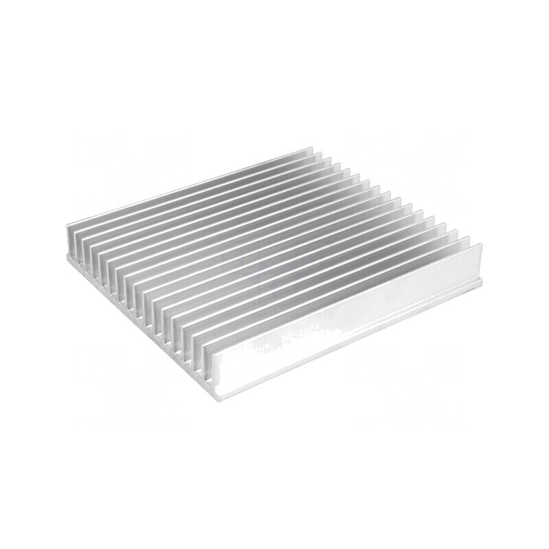 Radiator extrudat cu aripioare 166mm x 150mm x 25mm brut | Electronic-mag.ro | Componente Electronice