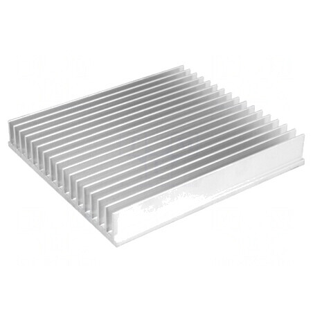 Radiator extrudat cu aripioare 166mm x 150mm x 25mm brut | Electronic-mag.ro | Componente Electronice