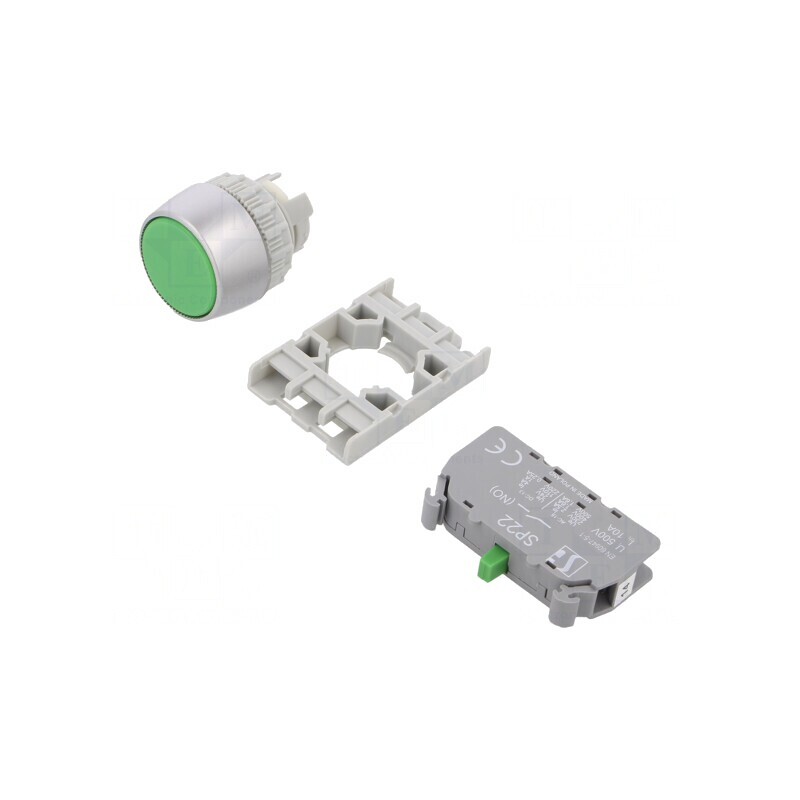 Comutator Apăsare Verde 22mm 1NO | Electronic-mag.ro | Componente Electronice Comutator Apăsare Verde 22mm 1NO | Electronic-mag.ro | Componente Electronice