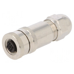Mufă M12 5-Pin Mamă Profibus IP67 60V | Electronic-mag.ro | Componente Electronice