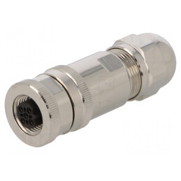 Mufă M12 5 PIN mamă Profibus cablu drept IP67 60V | Electronic-mag.ro | Componente Electronice