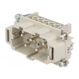 Conector HDC Inserturi Contact Tată 16A 5 PIN PE | Electronic-mag.ro | Componente Electronice