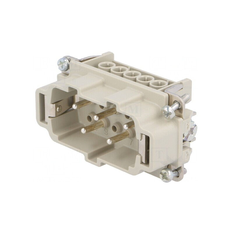 Conector HDC Inserturi Contact Tată 16A 5 PIN PE | Electronic-mag.ro | Componente Electronice