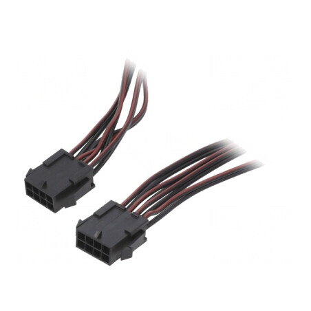 Cablu Micro-Fit 3.0 tată-tată 8 pini 0.4m PVC | Electronic-mag.ro | Componente Electronice