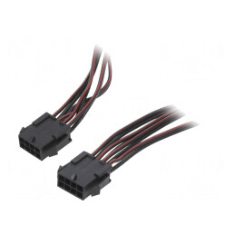 Cablu Micro-Fit 3.0 tată-tată 8 pini 0.4m PVC | Electronic-mag.ro | Componente Electronice