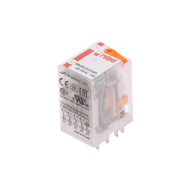 Releu Electromagnetic 4PDT 110VAC 6A | Electronic-mag.ro | Componente Electronice Releu Electromagnetic 4PDT 110VAC 6A | Electronic-mag.ro | Componente Electronice