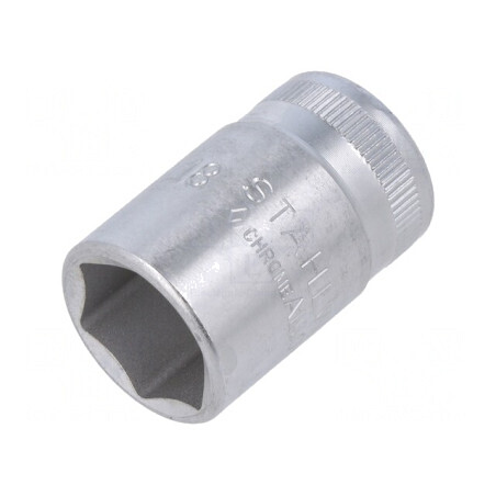Tubulară HEX 18mm oțel cromat scurtă | Electronic-mag.ro | Componente Electronice