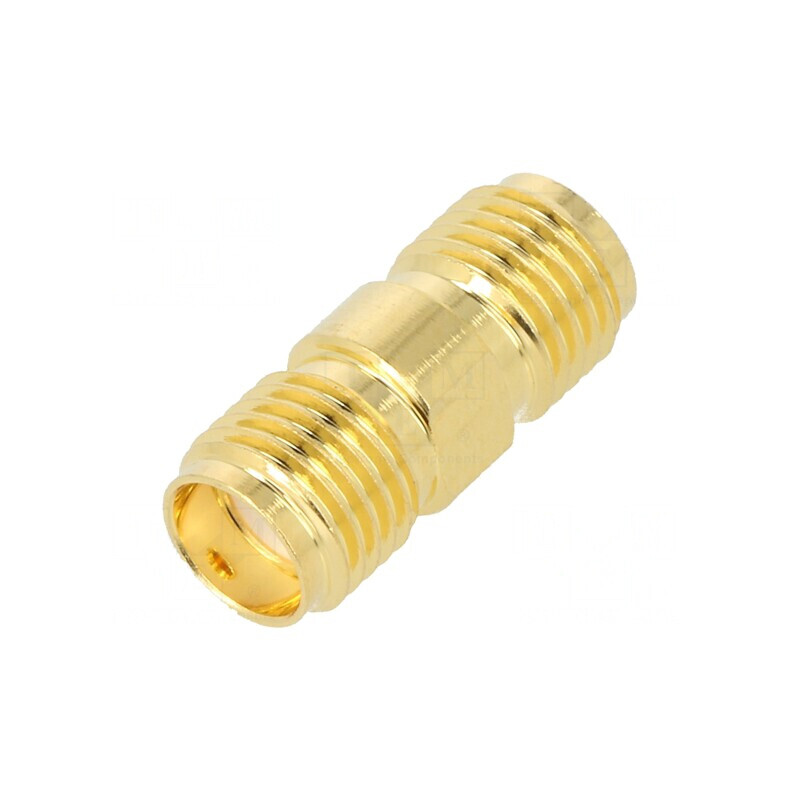 Adaptor SMA Mamă Mamă 50Ω Aurit | Electronic-mag.ro | Componente Electronice