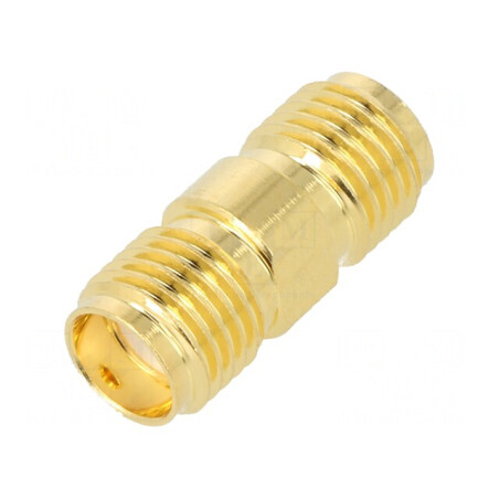 Adaptor SMA Mamă Mamă 50Ω Aurit | Electronic-mag.ro | Componente Electronice