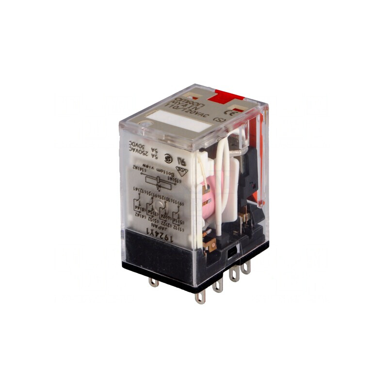 Releu Electromagnetic 4PDT 115VAC 5A | Electronic-mag.ro | Componente Electronice