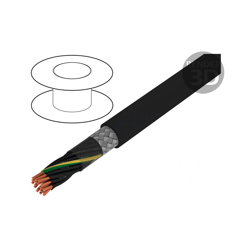 Cablu JZ-500-C 18G 0,75mm2 Ecranat Cupru Cositorit | Electronic-mag.ro | Componente Electronice Cablu JZ-500-C 18G 0,75mm2 Ecranat Cupru Cositorit | Electronic-mag.ro | Componente Electronice