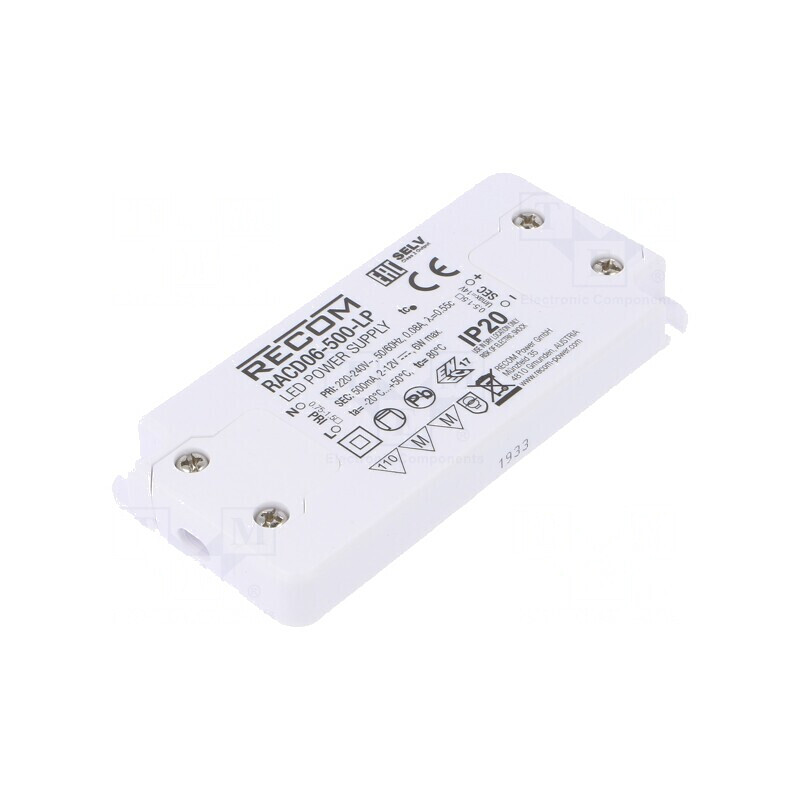 Alimentator LED 6W 2-12VDC 500mA IP20 | Electronic-mag.ro | Componente Electronice Alimentator LED 6W 2-12VDC 500mA IP20 | Electronic-mag.ro | Componente Electronice