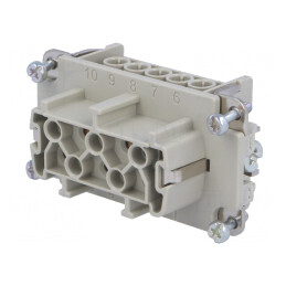 Conector HDC Inserturi Mamă 5 5 PE 16A | Electronic-mag.ro | Componente Electronice