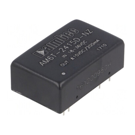 Convertor DC/DC 6W 18-36V la 15V/-15V | Electronic-mag.ro | Componente Electronice