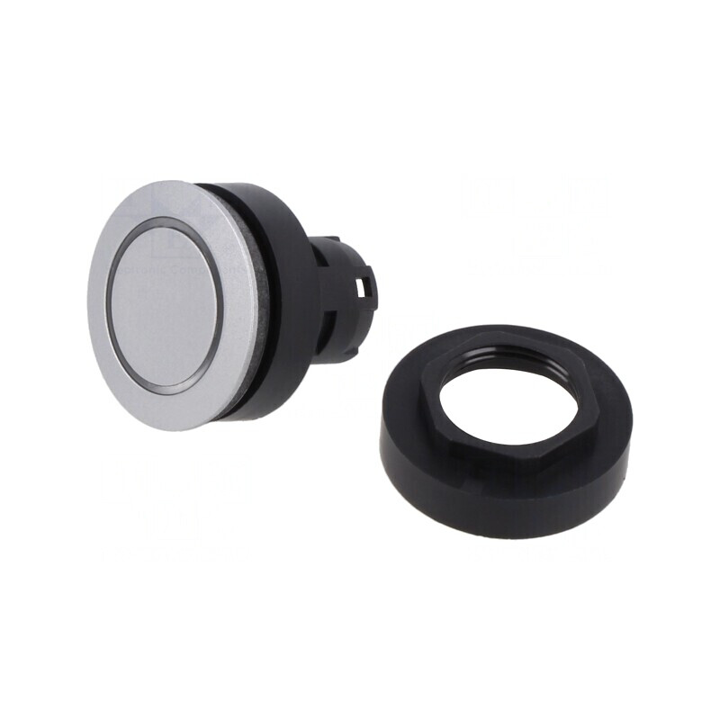 Comutator apăsare 22mm argintiu IP65 plat | Electronic-mag.ro | Componente Electronice Comutator apăsare 22mm argintiu IP65 plat | Electronic-mag.ro | Componente Electronice