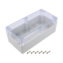 Carcasă Universală 100x200x75mm cu Bucșă din Alamă | Electronic-mag.ro | Componente Electronice