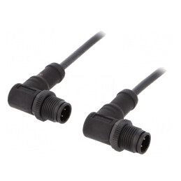 Cablu senzori automatizări 4 PIN M12-M12 1m | Electronic-mag.ro | Componente Electronice