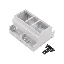 Carcasă pentru Șină DIN 90x106x73mm PPO | Electronic-mag.ro | Componente Electronice