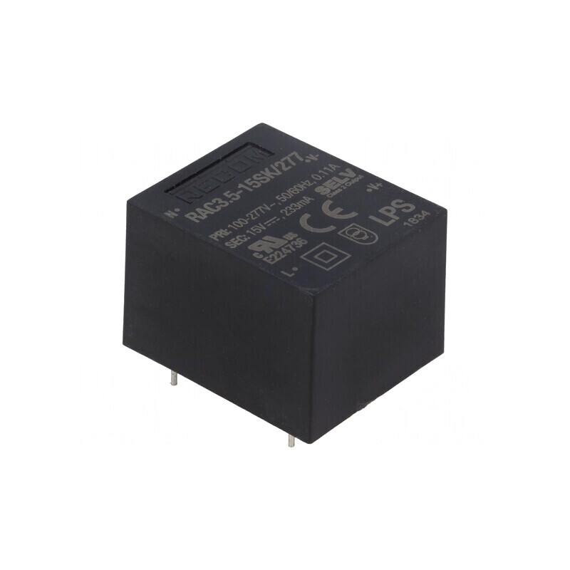 Convertor AC/DC 3,5W 15VDC | Electronic-mag.ro | Componente Electronice
