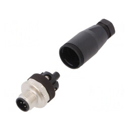 Mufă M12 5P Tată DeviceNet/CANopen Cablu Drept | Electronic-mag.ro | Componente Electronice