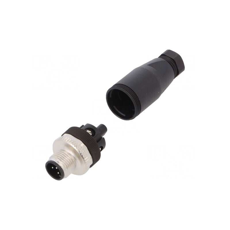 Mufă M12 5P Tată DeviceNet/CANopen Cablu Drept | Electronic-mag.ro | Componente Electronice