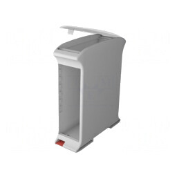 Carcasă DIN șină gri 101x35x119.5mm | Electronic-mag.ro | Componente Electronice