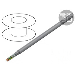 Cablu ecranat LiY-CY 24x0,5mm2 PVC | Electronic-mag.ro | Componente Electronice