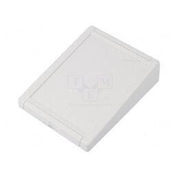 Carcasă alarmă ABS gri deschis 100x131x33,6 mm | Electronic-mag.ro | Componente Electronice