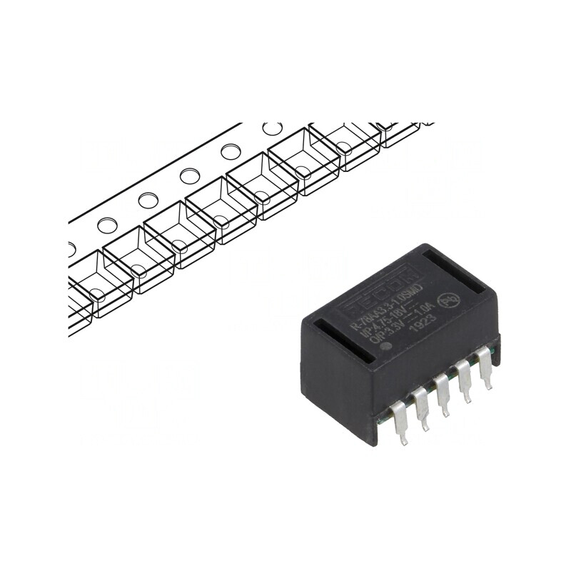 Convertor DC/DC 3,3W 4,75-18V la 3,3V 1A SMD | Electronic-mag.ro | Componente Electronice