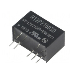 Convertor DC/DC 2W 12V la 15V și -3V | Electronic-mag.ro | Componente Electronice