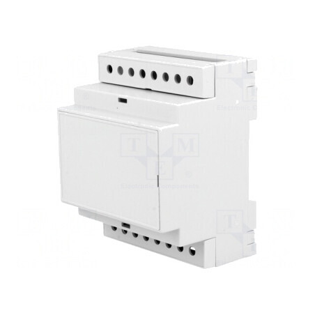 Carcasă pentru șină DIN, 90x71x53mm, gri | Electronic-mag.ro | Componente Electronice