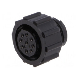 Mufă Mamă 9 PIN CPC Series 2 pe Cablu | Electronic-mag.ro | Componente Electronice