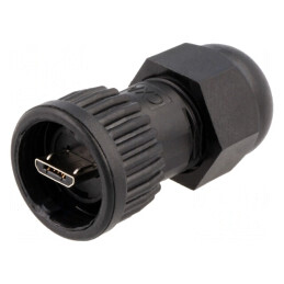 Cablu USB 2.0 cu Mufă Micro B Data-Con-X IP67/IP68 | Electronic-mag.ro | Componente Electronice