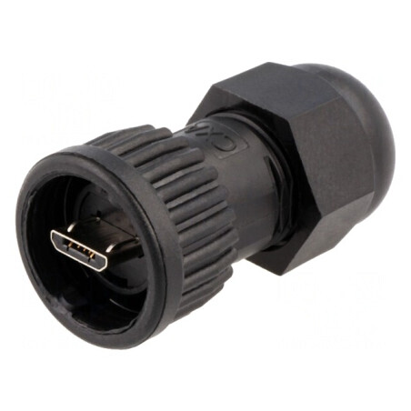 Cablu USB 2.0 cu Mufă Micro B Data-Con-X IP67/IP68 | Electronic-mag.ro | Componente Electronice
