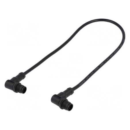 Cablu Senzori Automatizări M12-M12 0.5m | Electronic-mag.ro | Componente Electronice