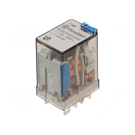 Releu Electromagnetic DPDT 24VDC 20A | Electronic-mag.ro | Componente Electronice