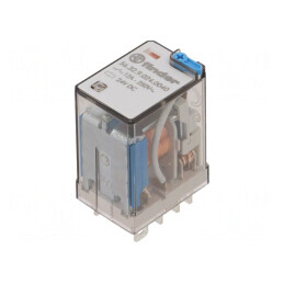 Releu Electromagnetic DPDT 24VDC 20A | Electronic-mag.ro | Componente Electronice