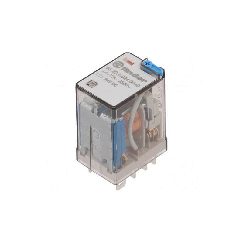 Releu Electromagnetic DPDT 24VDC 20A | Electronic-mag.ro | Componente Electronice
