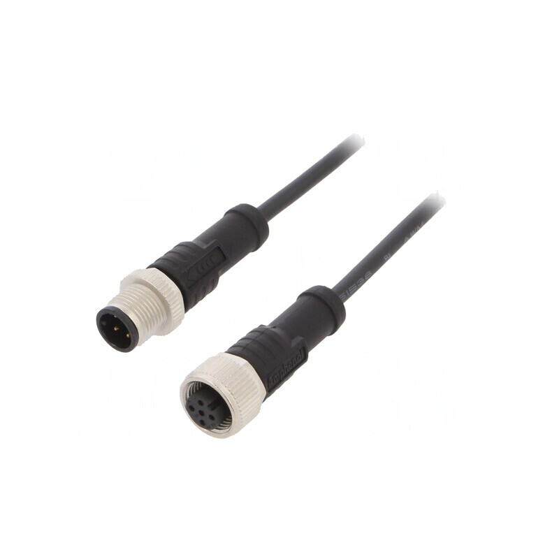 Cablu senzori automatizări M12-M12 0,5m | Electronic-mag.ro | Componente Electronice Cablu senzori automatizări M12-M12 0,5m | Electronic-mag.ro | Componente Electronice