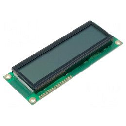 Afișaj LCD alfanumeric 16x2 STN gri 122x44x13.6mm